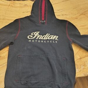 Indian Motorcycle Branded Hoodie Men's Medium Sweatshirt